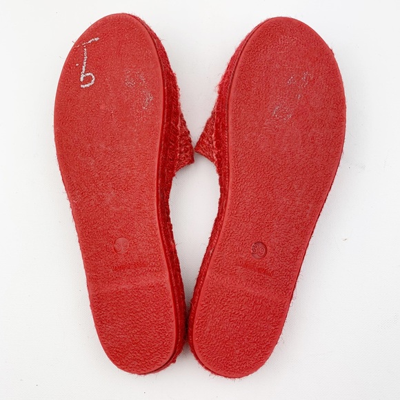 Free People red beach front slip on espadrille - Picture 5 of 7